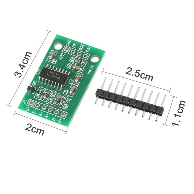 Ağırlık Sensör Kuvvetlendirici - Load Cell Amplifier - HX711 - 3