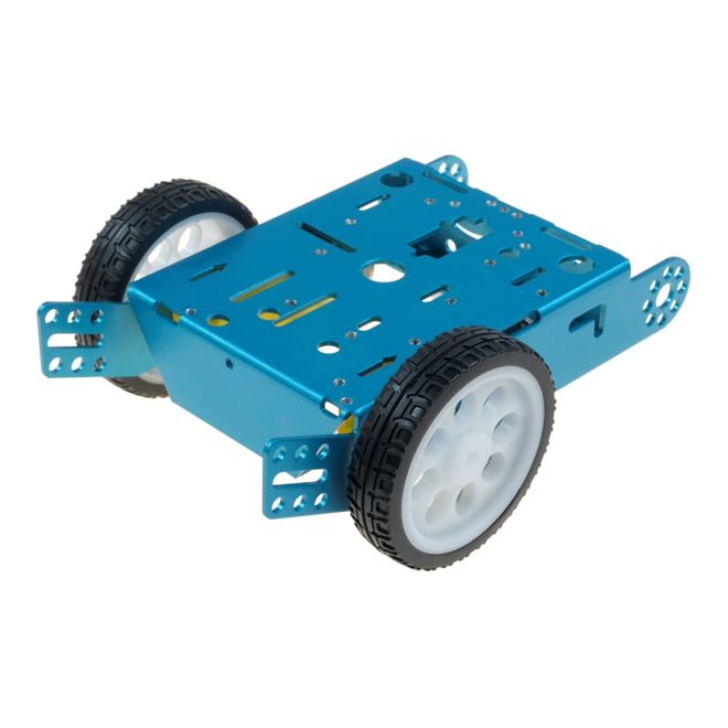 Aluminum Alloy 2WD Robot Chassis - Blue - 2