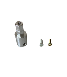 Aluminum motor belly with hexagonal connector - 4mm - 4 pieces - 4