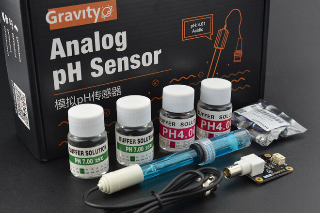 Analog pH Sensor/Meter Kit V2 - 1