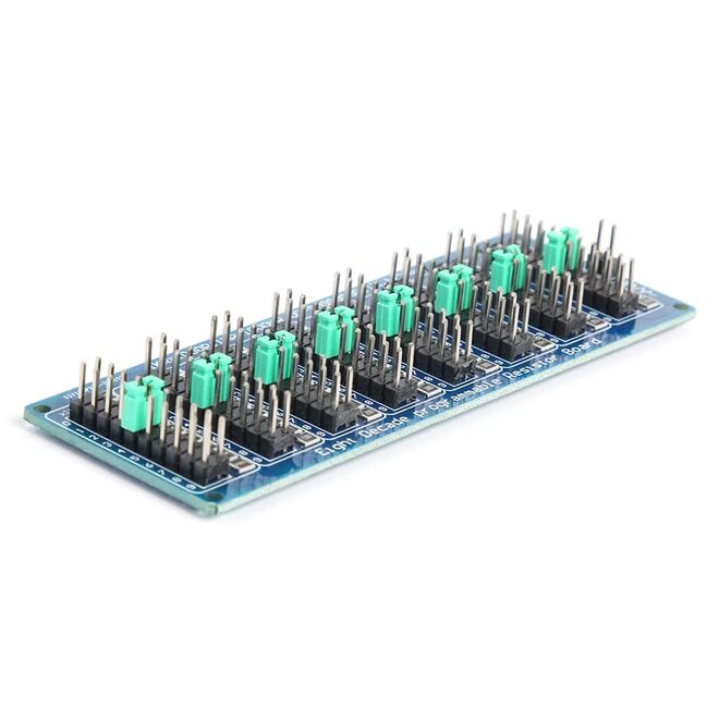 Blue 8 Decade Programmable 0.1R SMD Resistor Board Module - 1