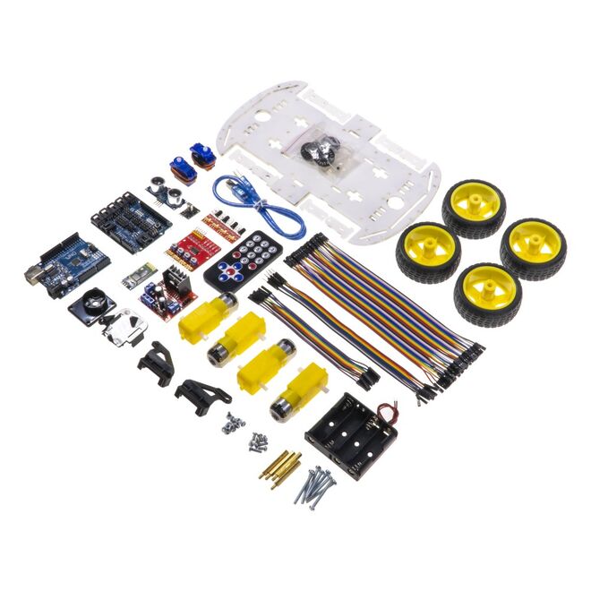 Bluetooth Controlled Robot Car Kits for Arduino - 1
