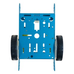 Çok Amaçlı Alüminyum 2WD Robot Gövdesi - Mavi - 3