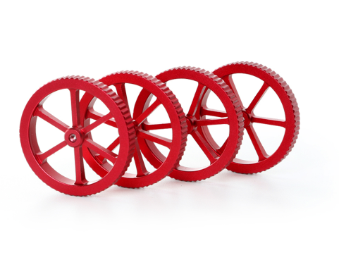 Creality 3D Yazıcı Tabla Ayar Vidası - Kırmızı (Alüminyum) - 1