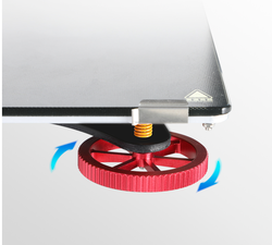 Creality 3D Yazıcı Tabla Ayar Vidası - Kırmızı (Alüminyum) - 2