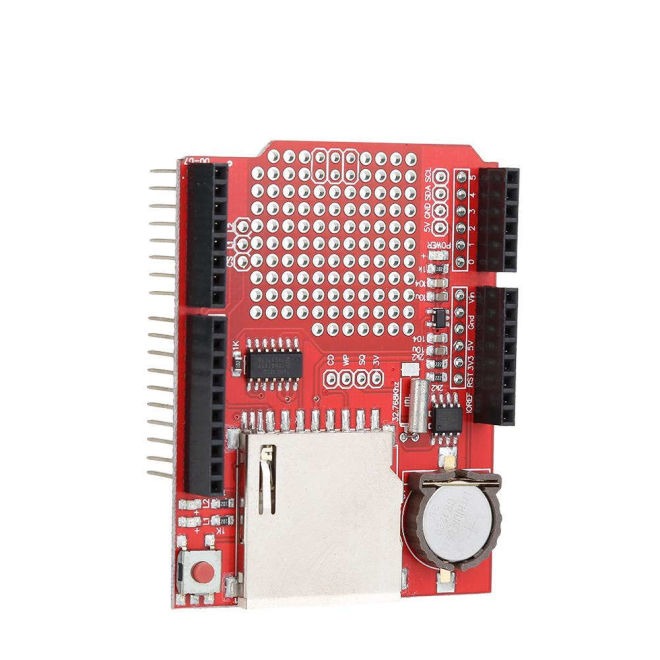 Data Logging SD Card Socket Shield with RTC Real Time Clock for Arduino - 2
