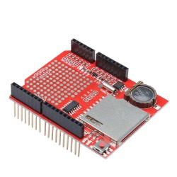 Data Logging SD Card Socket Shield with RTC Real Time Clock for Arduino - 4