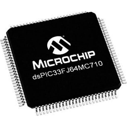 DSPIC33FJ64MC710 I/PT SMD 16-Bit 40MIPs Mikrodenetleyici TQFP-100 - 1