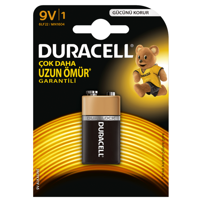 Duracell Basic 9 Volt Pil - 1