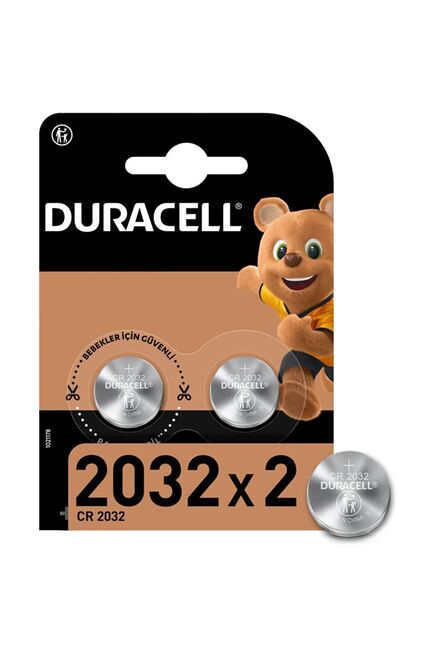 Duracell CR2032 Lithium 3V Pil 2'li - 1