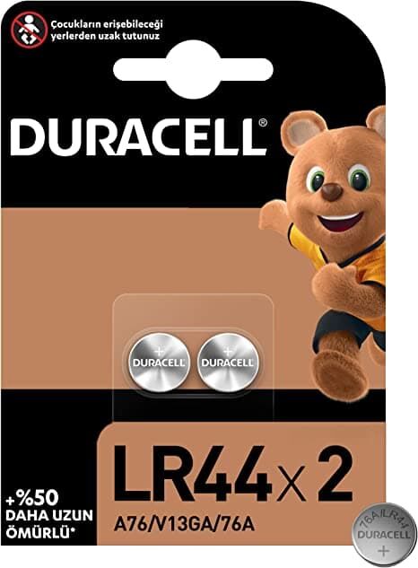 Duracell LR44/AG13 Pil 2'li - 1