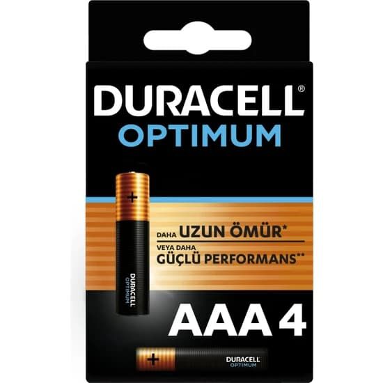 Duracell Optimum AAA Slim Battery 4 Pack - 1