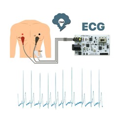 EMG EOG EKG Sensor Card (Muscle, Eye and Heart Signals Detection) - 3