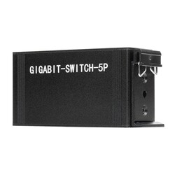 Endüstriyel 5 Port Gigabit Ethernet Switch - DIN Ray Montajlı - 2