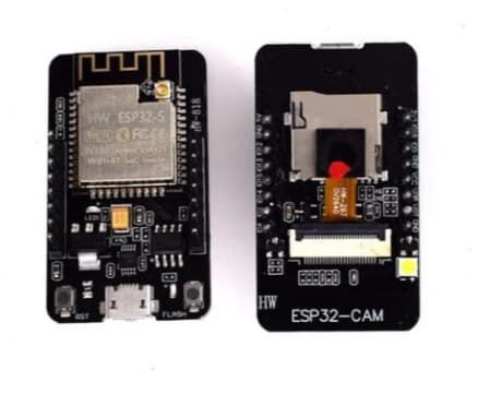 ESP32-CAM WiFi Bluetooth Geliştirme Kartı + OV2640 Kamera Modül - CH340 USB Bağlantılı - 3