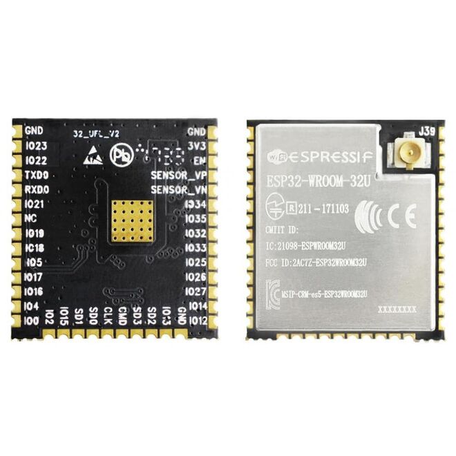 Espressif ESP32-WROOM-32U 4M 32Mbit Flash Wi-Fi Bluetooth Module - 2