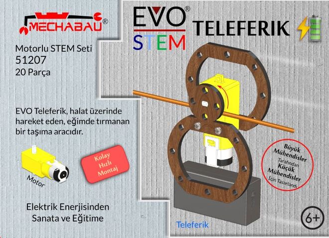EVO Teleferik STEM Eğitim Seti - 3