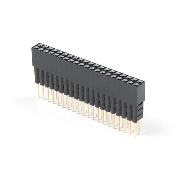 Extended GPIO Female Header - 2x20 Pin (13.5mm/9.80mm) - 1