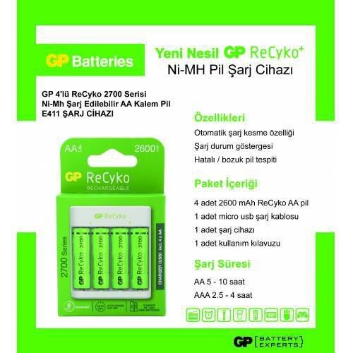 GP Battery Charger, PB420GS - 4