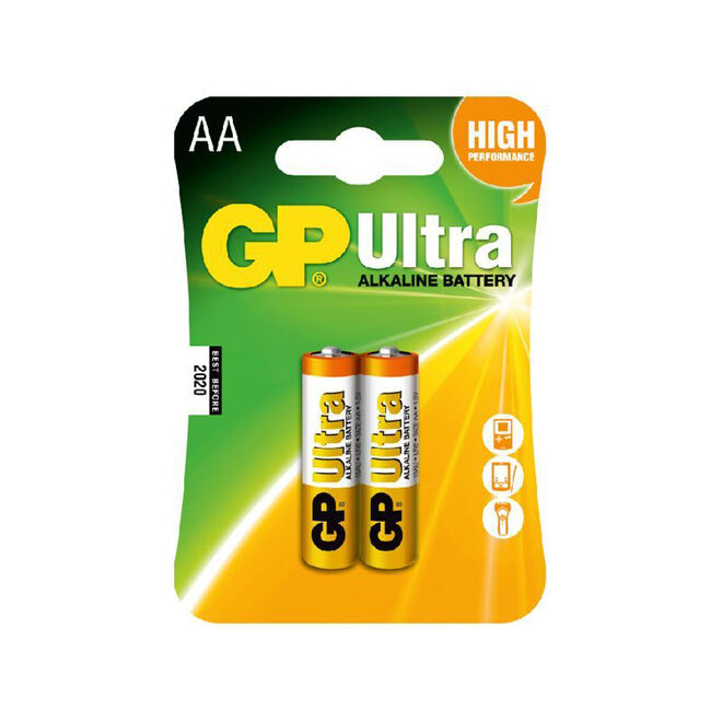 GP Ultra 1.5V AA Battery - 2-Pack - 1