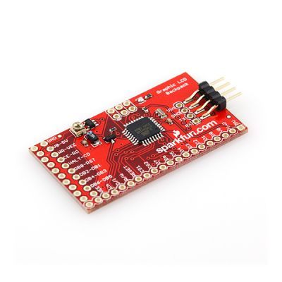 Graphical LCD Serial Converter Board - 1