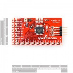Graphical LCD Serial Converter Board - 2