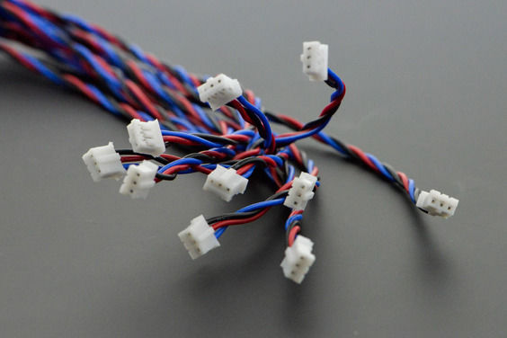 Gravity: Arduino için Analog Sensör Kablosu - 10'lu Paket - 2