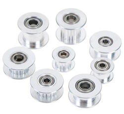 GT2-6mm H Type Toothless Bearing Passive Pulley 20T 5mm - 4