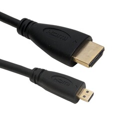 HDMI Male to Micro HDMI Male Gold Cable - 1.5 M 