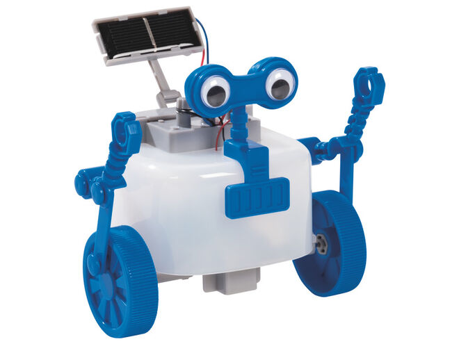 Hybrid Solar and Motorized Robot Car Kit - 4