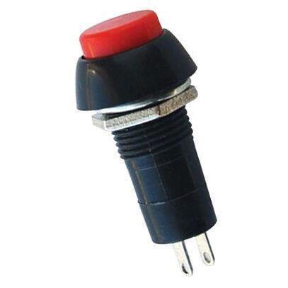 IC186 PLASTIC BUTTON WITH SPRING - Red - 1