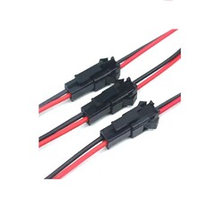 JST SM 2Pin Connector - 18AWG 20cm 