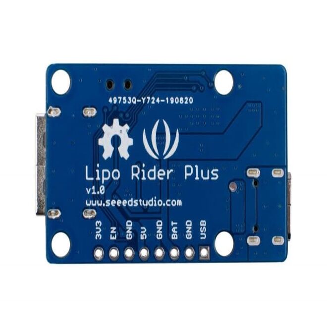 Lipo Rider Plus (Charger/Booster) - 5V/2.4A USB Type C - 2