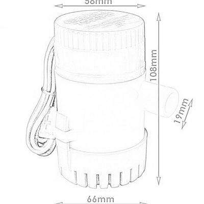 Liquid Pump 750GPH (24V) - SFBP2-G750-01 - 5