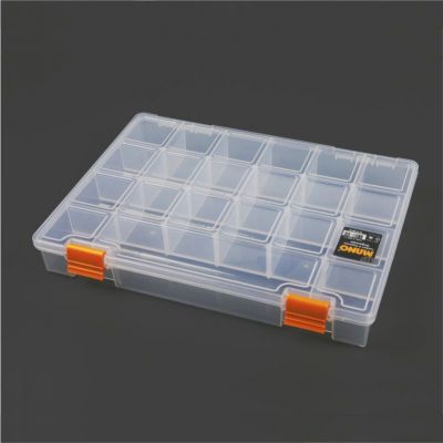 Mano Transparent Storage Box 11'' Classic Organizer - 1