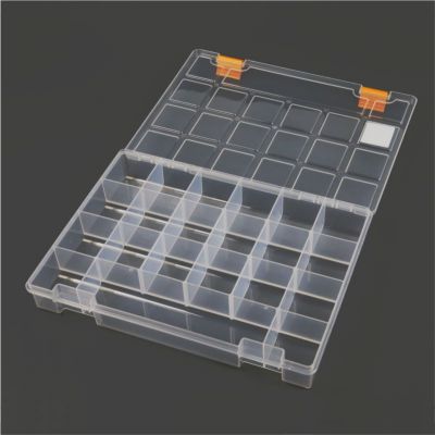 Mano Transparent Storage Box 11'' Classic Organizer - 2
