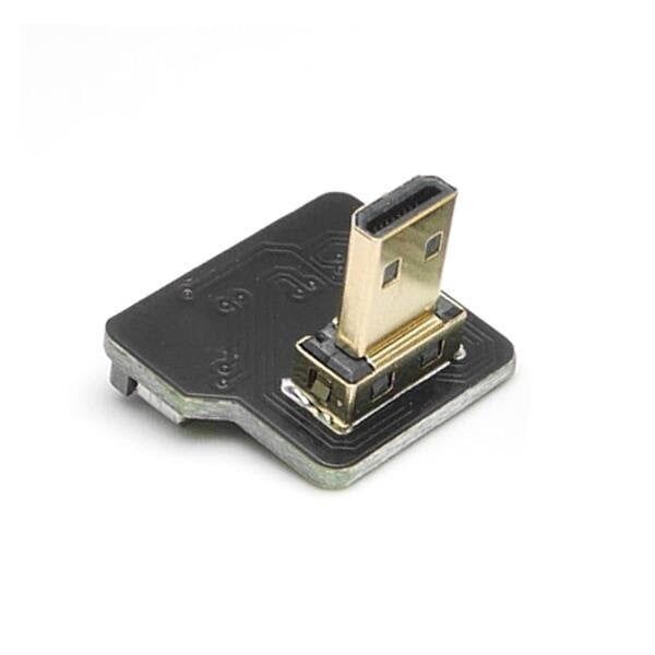 Micro HDMI Plug - Dik - Sağ (L tipi - DIY HDMI Kablo ile Birlikte Kullanılabilir) - 1