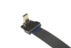 Micro HDMI Plug - Dik - Sol (L tipi - DIY HDMI Kablo ile Birlikte Kullanılabilir) - 3
