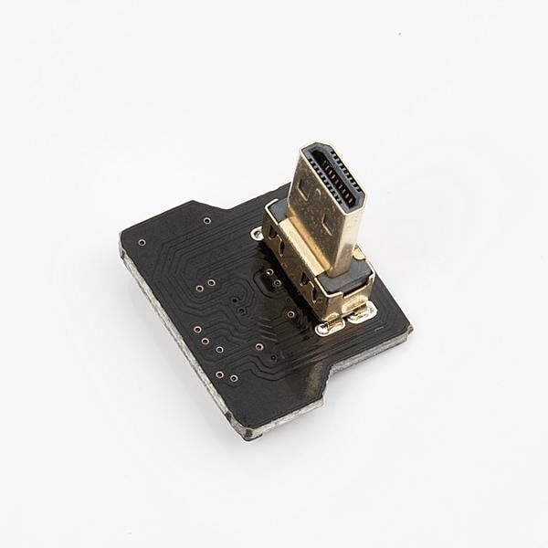 Micro HDMI Plug - Dik - Sol (L tipi - DIY HDMI Kablo ile Birlikte Kullanılabilir) - 2
