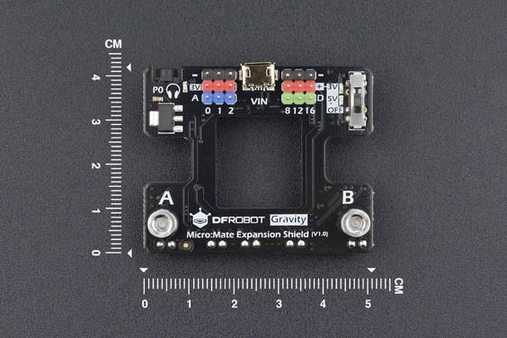 Micro:Mate Mini Eklenti Kartı (Micro:Bit İçin - Gravity Modül Uyumlu) - 6