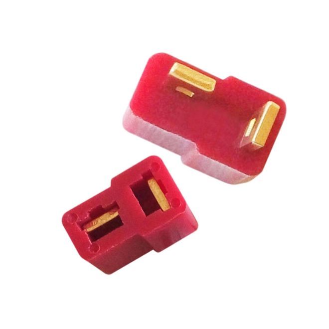 Mini T Plug Batarya Konnectörü Kırmızı (Erkek-Dişi Set) - 6