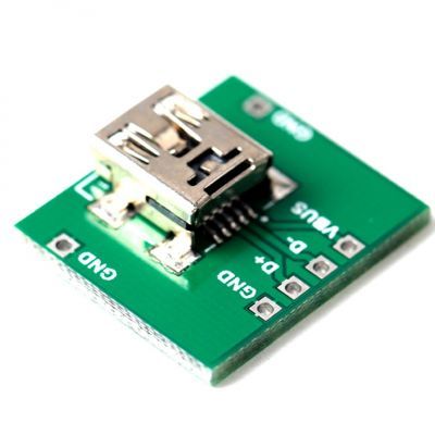 Mini USB Type-B (Female) to DIP Converter - 1