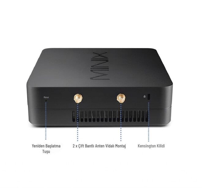 Minix NGC-5 UP Mini Bilgisayar - Intel i5-10210U - Ubuntu 22.04 LTS - 2