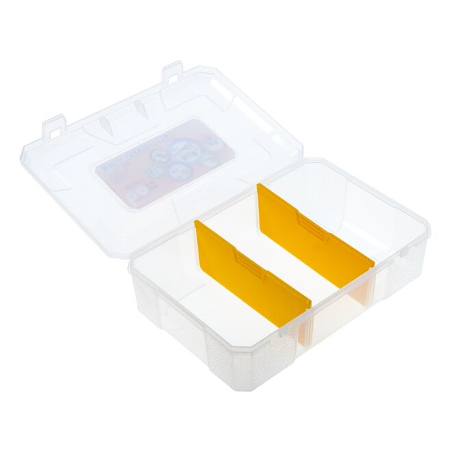 Multipurpose Compartment Material Box - Transparent ASR-5017 - 2