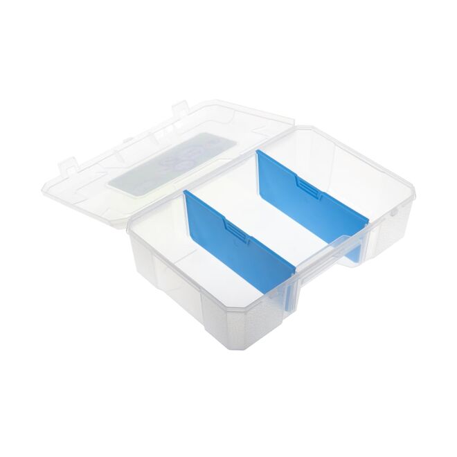 Multipurpose Compartment Material Box - Transparent ASR-5018 - 2