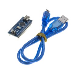 Nano Development Board Compatible with Arduino - USB Cable Gift - (USB Chip CH340) - 4