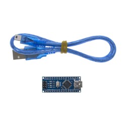 Nano Development Board Compatible with Arduino - USB Cable Gift - (USB Chip CH340) - 5