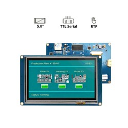 NX8048T050 – 5 Inch Nextion HMI Touch TFT Lcd Screen - 16MB Internal Memory - 4