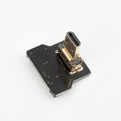 Odseven DIY HDMI Cable Parts - Left Angle (L Bend) Micro HDMI Plug - 2