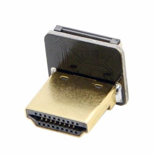 Odseven DIY HDMI Cable Parts - Right Angle (R bend) HDMI Plug Adapter - 1